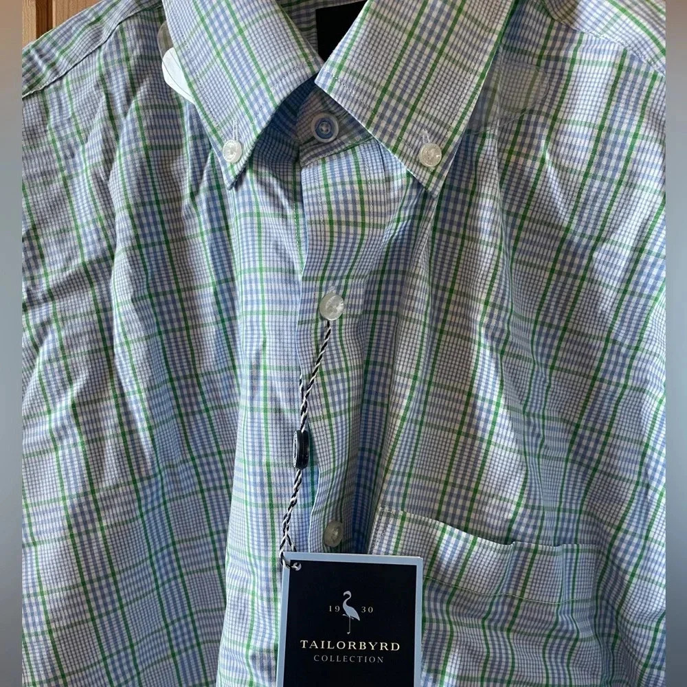 NWT Tailorbyrd Men’s Dress Shirt- Size M - Picture 6 of 7